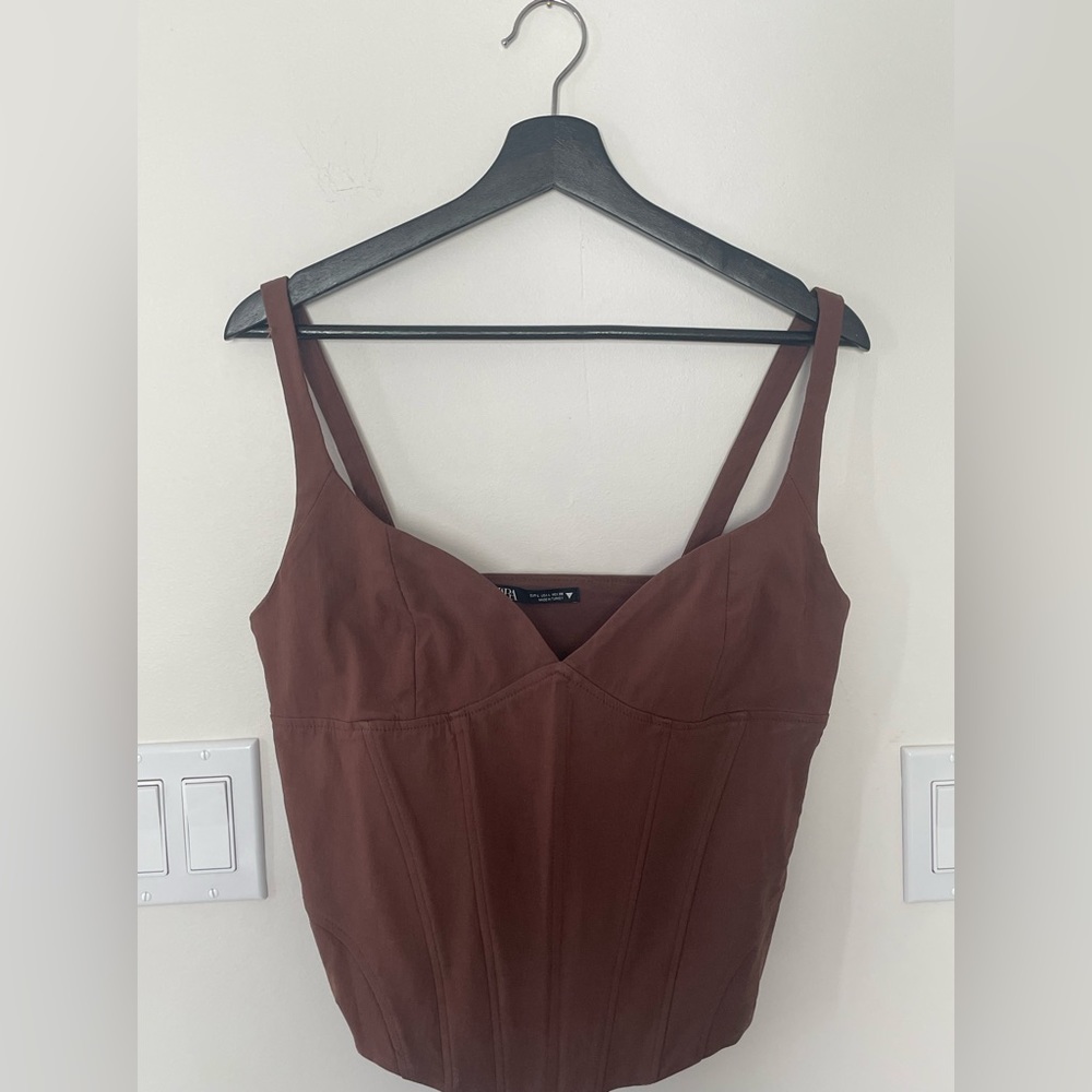 ZARA BROWN CORSET